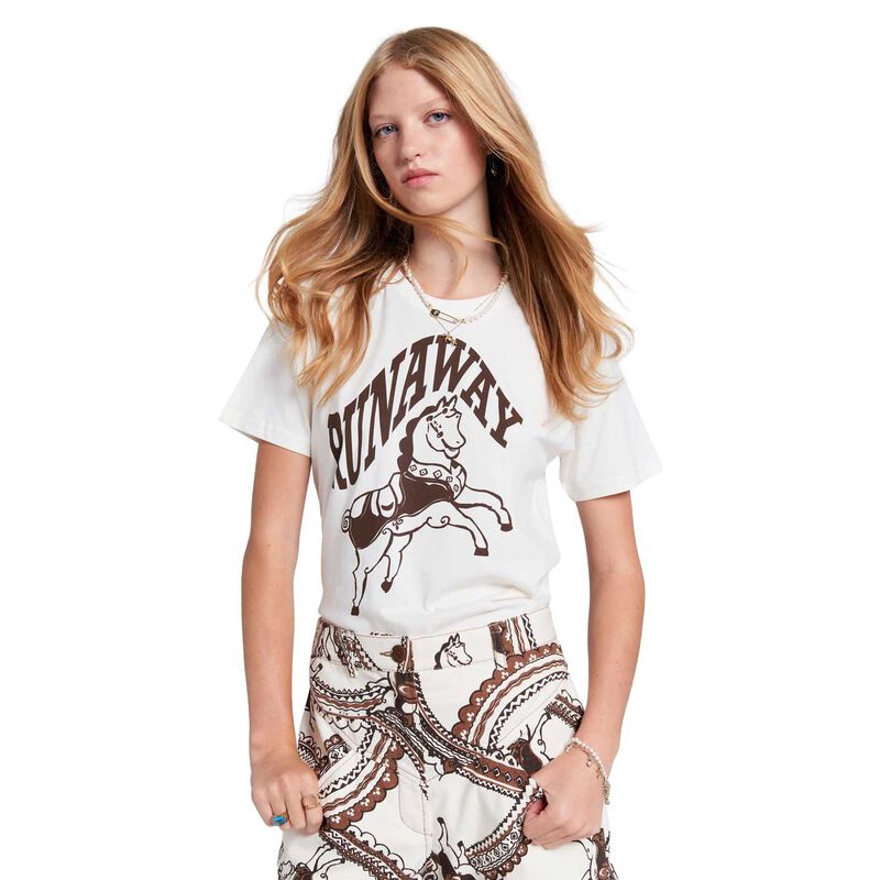 Karen Walker Runaway Carousel Organic Cotton T-Shirt image number 0